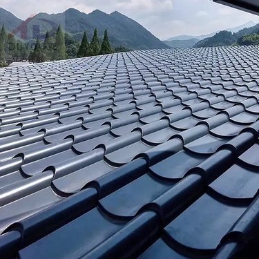 屋面連體金屬仿古瓦 輕質(zhì)耐腐蝕的鋁鎂錳竹筒瓦優(yōu)勢解析